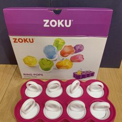 ZOKU Ring Pop Molds- Set Of 8 In Original Packaging 