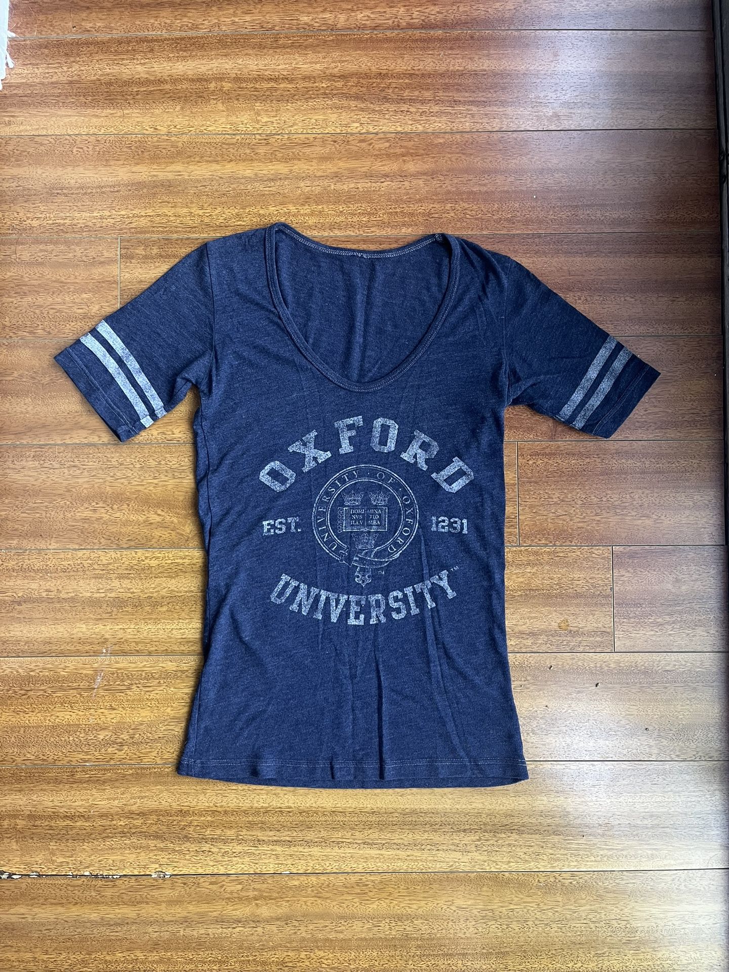 Navy Blue Oxford University Tee