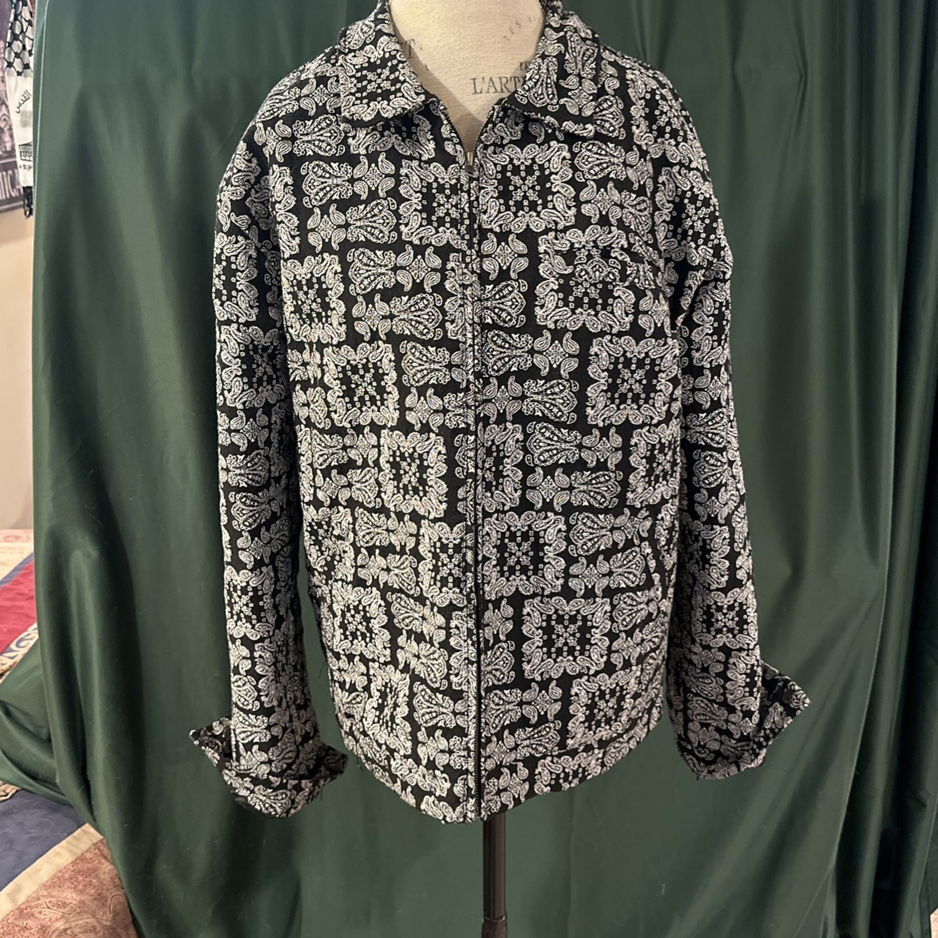 Bandanna print jacket