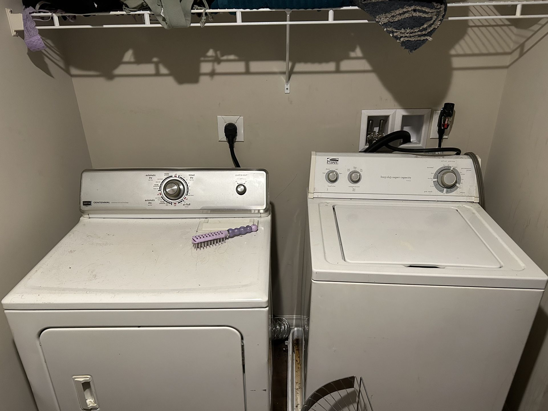 Washer & Dryer Comes With Everything 