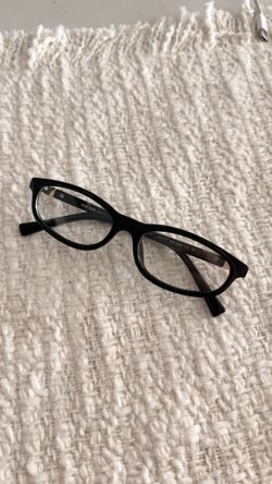 Miu Miu Black Rectangular Eyeglasses – Brand New