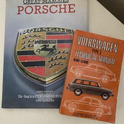 Porsche coffee table book Volkswagen type three technical manual