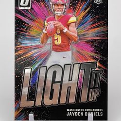 2024 Panini - Donruss Optic Football Light It Up #8 Jayden Daniels