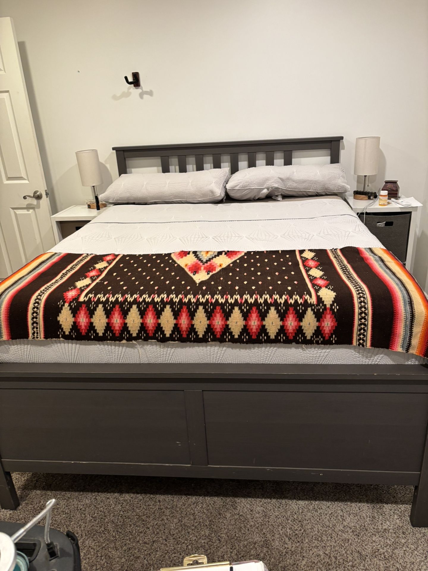 IKEA HEMNES Queen Bed frame 