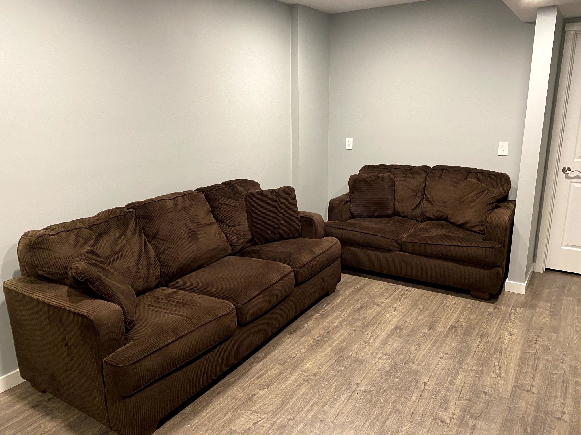 Brown Couch Set