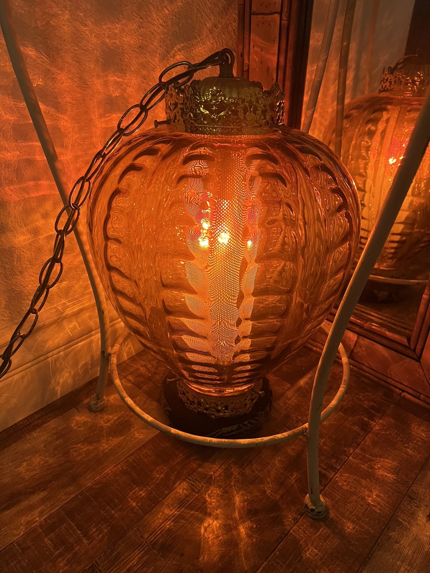 Extra Large Vintage Swag Lamp