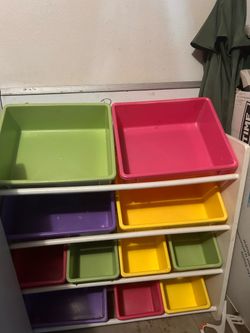 Kids Toy Storage Organizer – Complete Set 🌈