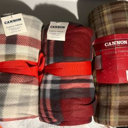 Cannon Fleece Throw Blankets