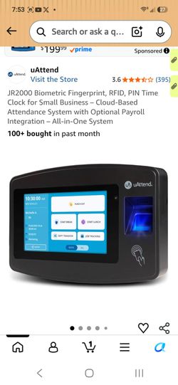 Biometric Time Clock