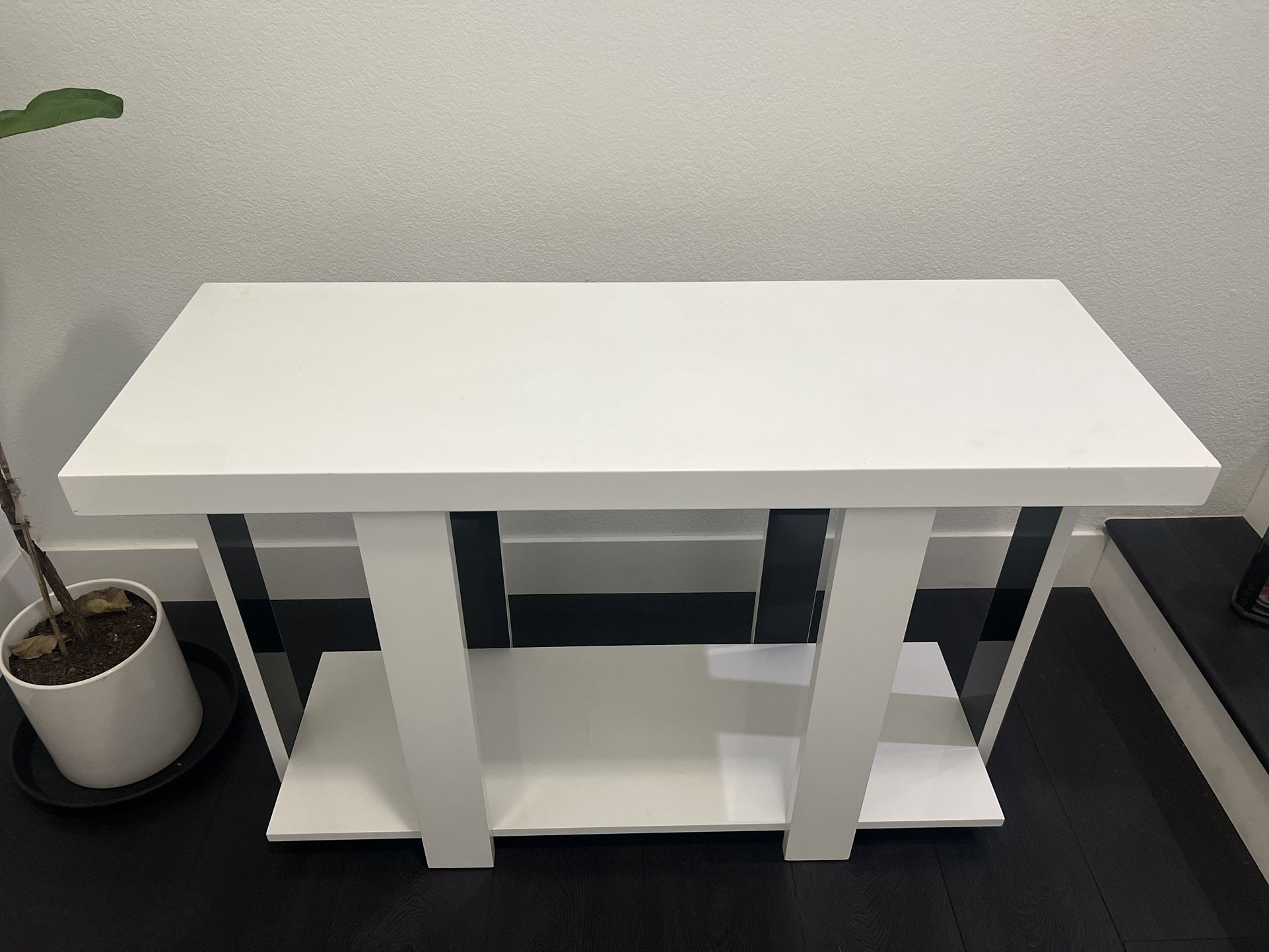 White Console Table