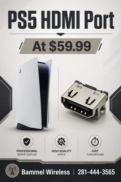 PS5 HDMI Replacement
