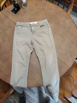 Size 12 Lucky Brand Khaki Slim Fit Pants