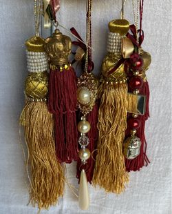 vintage assorted victorian style ornaments