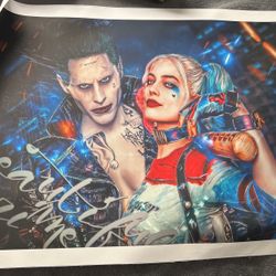 Joker Harley Quin Canvas
