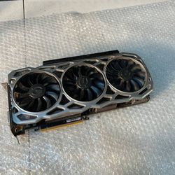 EVGA GeForce GTX 1080 Ti 11GB GDDR5X – Used, Working, Dusty, Minor Oxidation