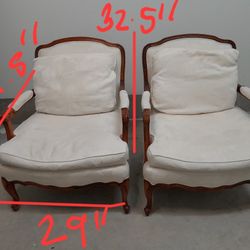 Pair of Lous XV Style Armchair