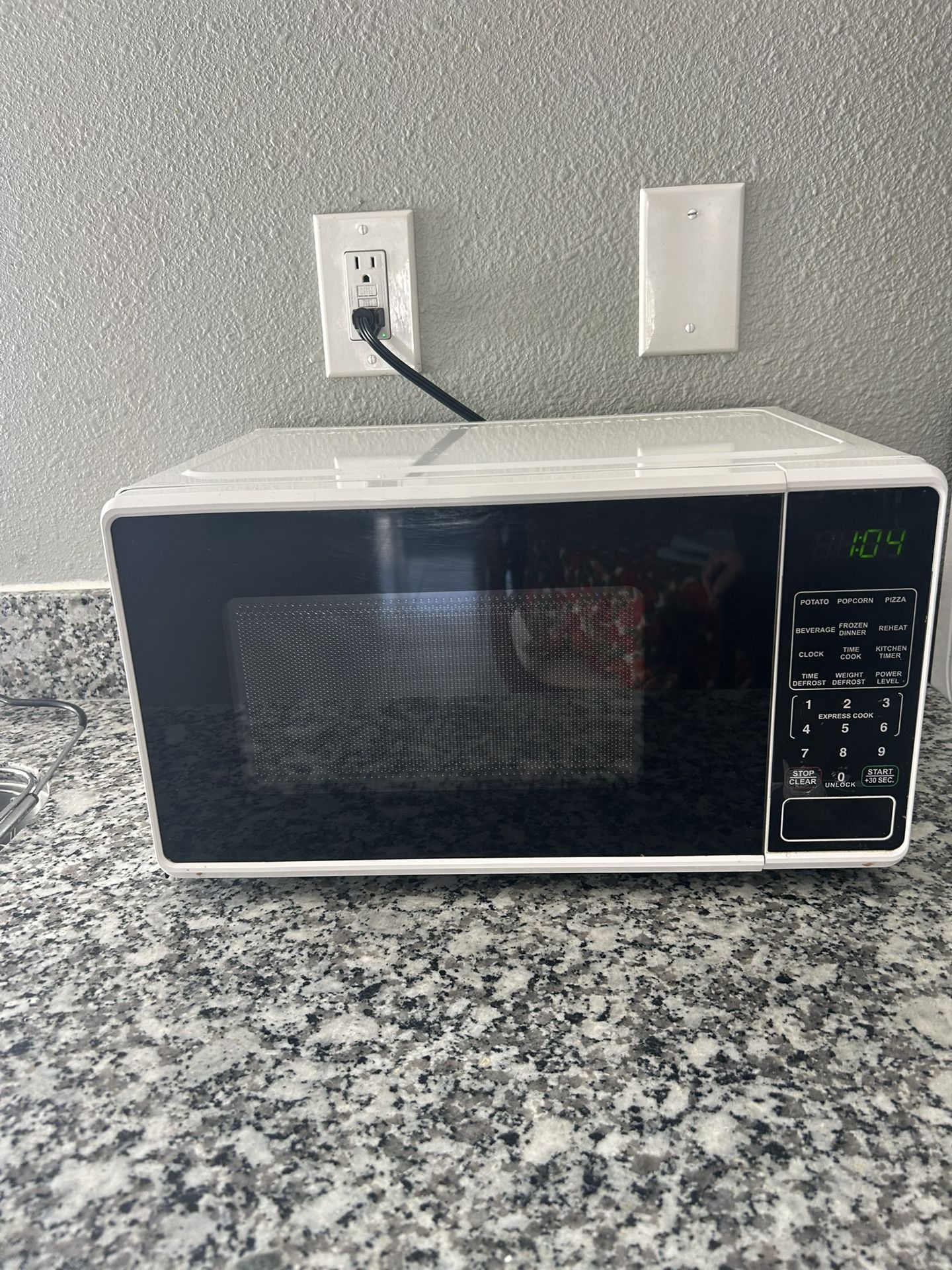 like New white microwave
