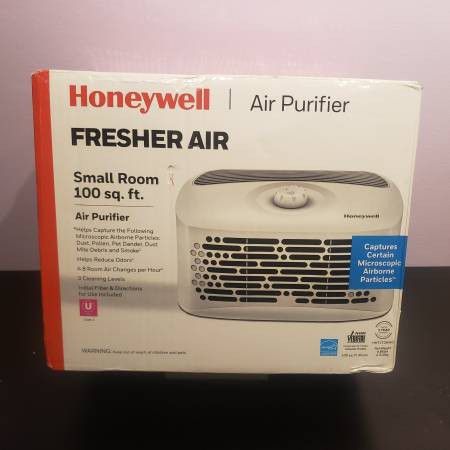 Honeywell HEPA-Type Tabletop Air Purifier open box new selling for only $30.
Captures up to 99% of allergens and reduces household odors

Offers 3 cle