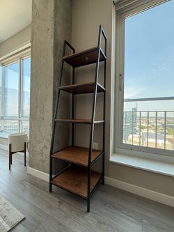 Steel Ladder Bookcase