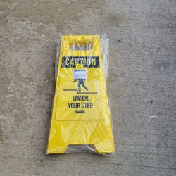 Set Of 2 Caution, Watch Your Step Sign