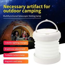 Camping Lantern, 7 Color Night Light, Magnetic Dimmable