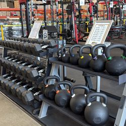 Dumbbells – Kettlebells – Home Gym – Squat Rack – Rubber  Flooring – Smith Machine – Functional Trainer
