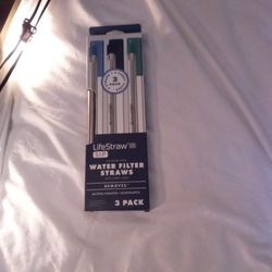 Life Straw /S/P) Water Filter Straws W/ Carry Cases