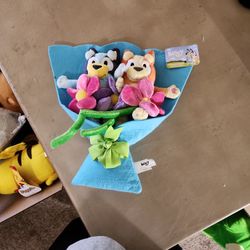 New Qith Tag East Bluey Plush Flower Bouquet 