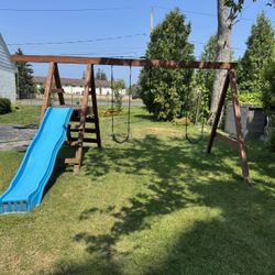 Wooden Swing Set