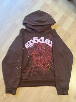 Brown Sp5der hoodie