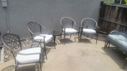 4 PATIO PORCH CHAIRS