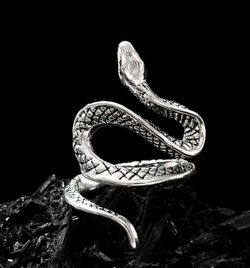 Silver Snake Ring