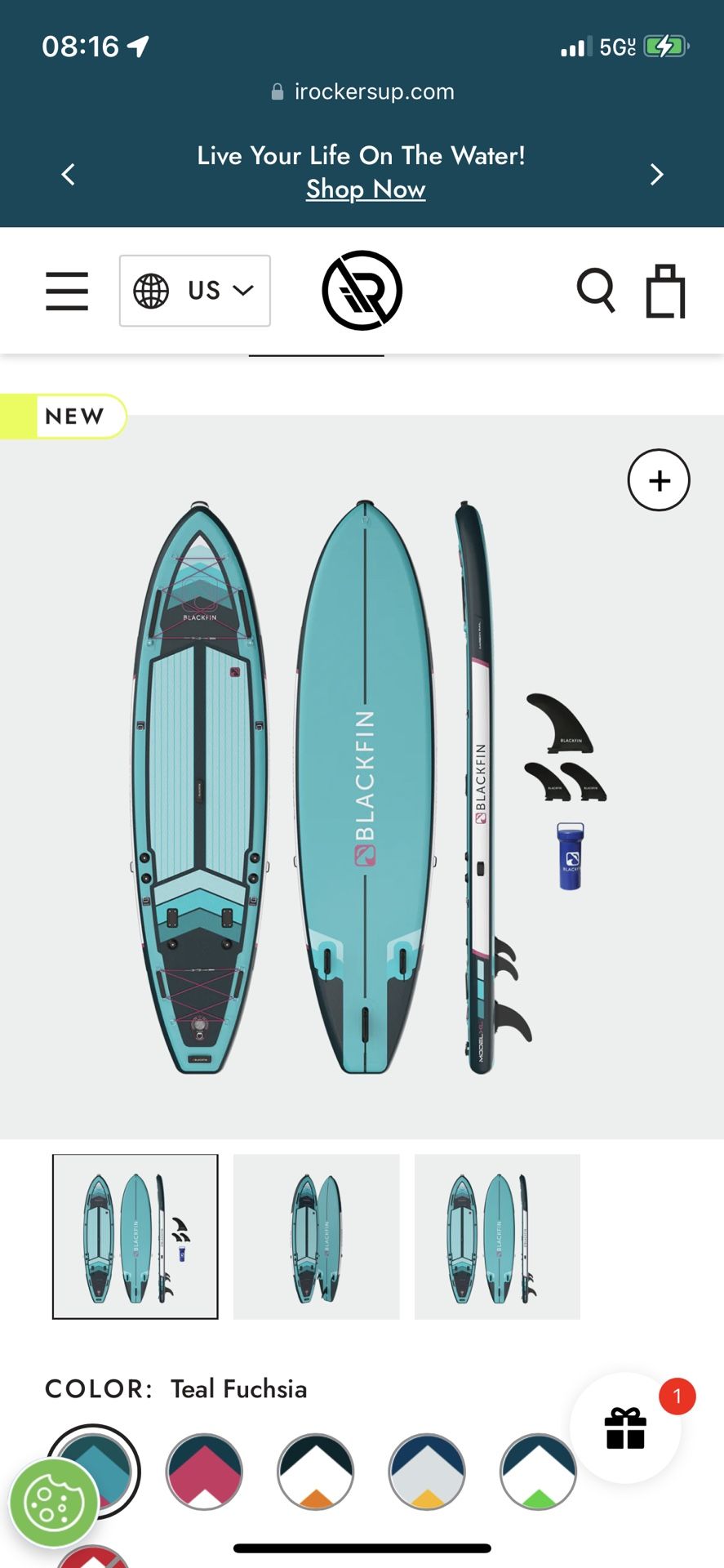 Blackfin XL Paddle board