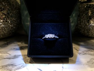 Engagement Ring and Wedding Band