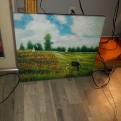 Hand Painted Based Off The Original Version Which Was Painted In The 1800s. Tasteful Art On Canvas