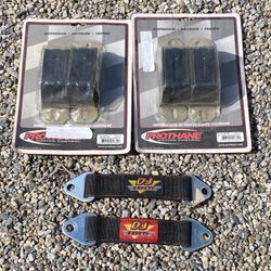 4 - 2.5” Bump Stops And 2 - 10” Limit Straps 