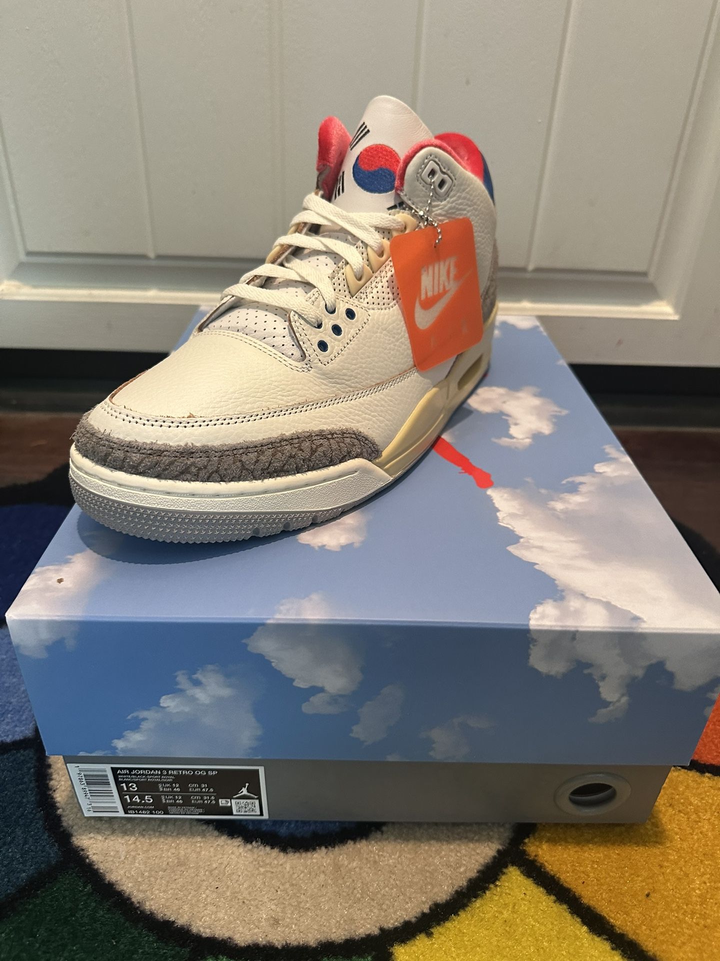 Nike Air Jordan 3 Seoul 2.0 Size 13