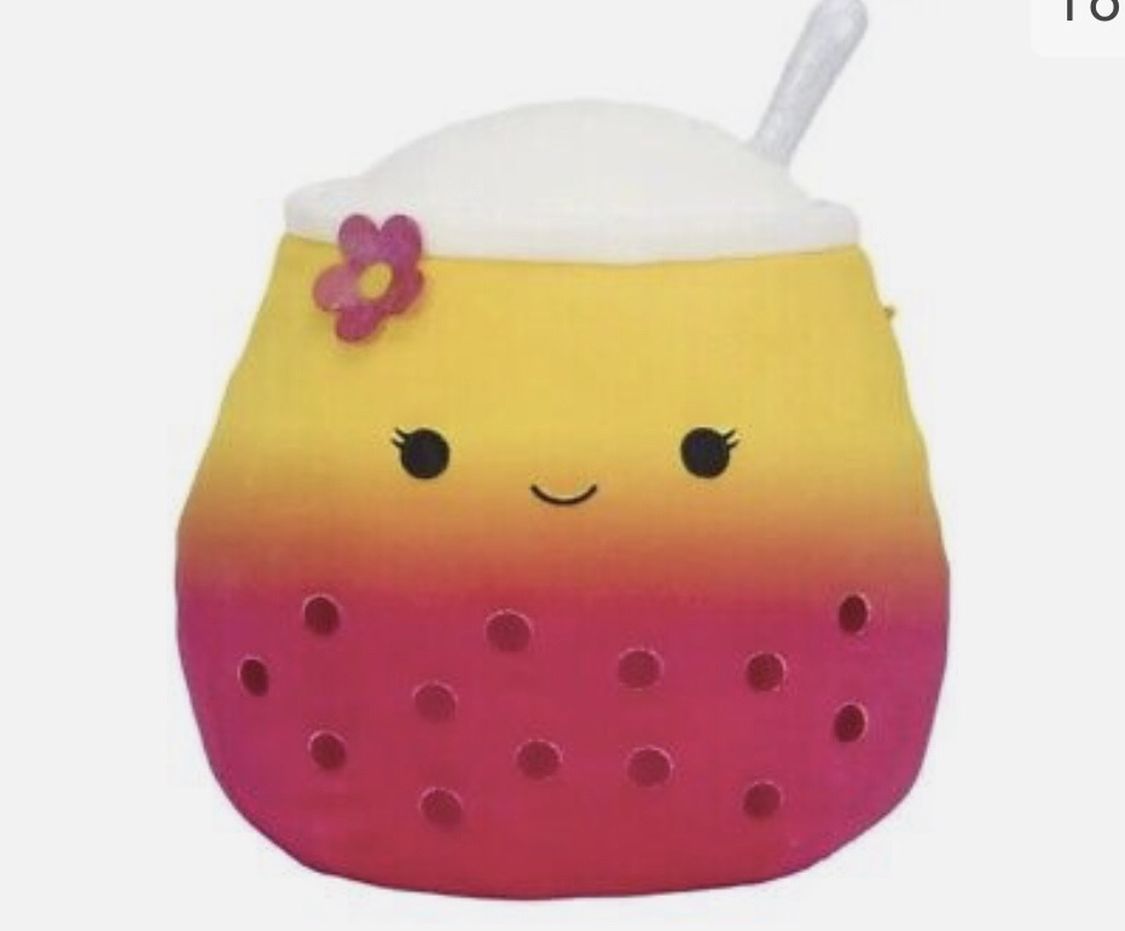 Squishmallows 16 Inch Bergit The Boba Bubble Tea Brand New With Tags
