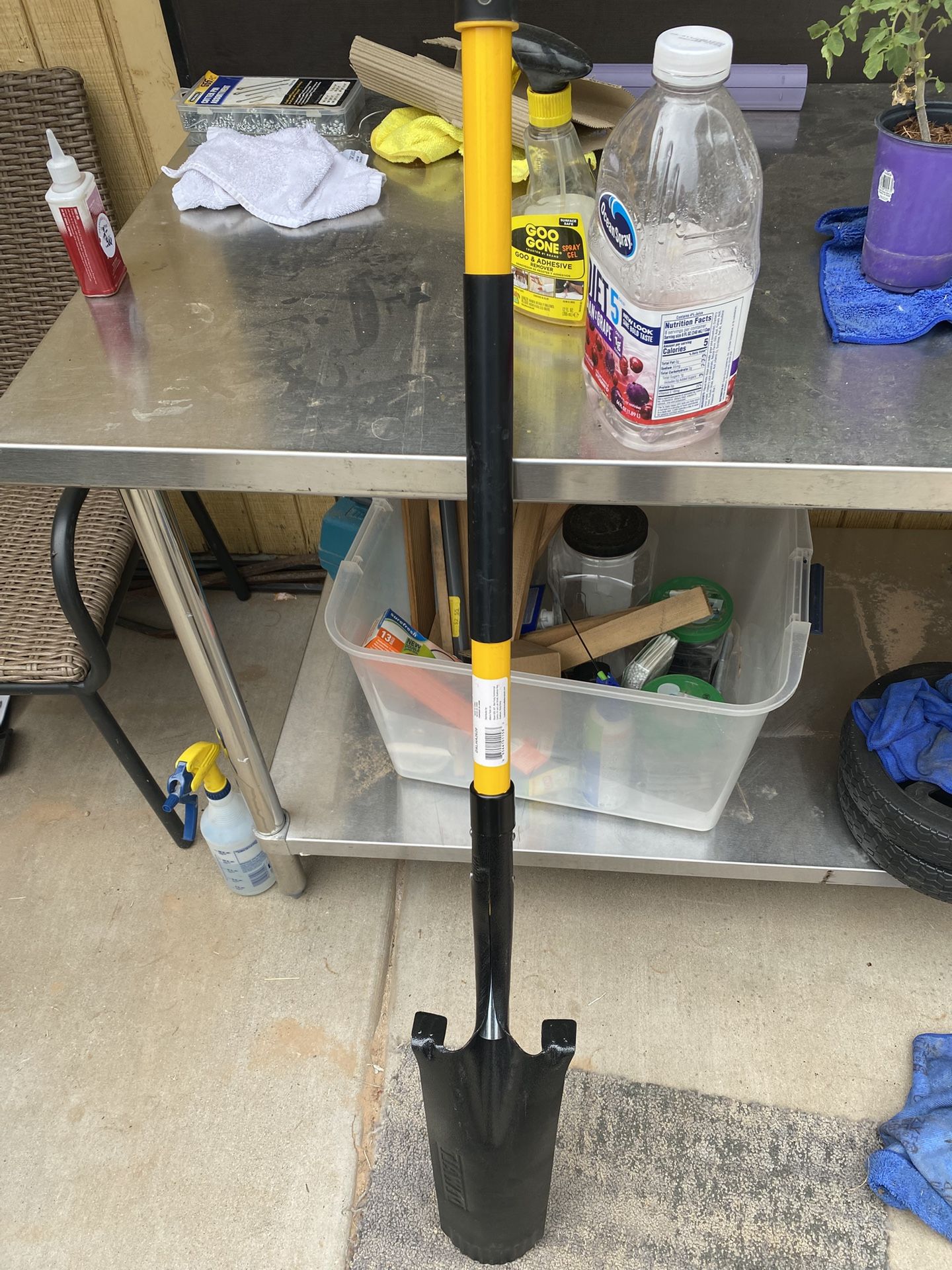 Drain Spade 42 Inch Fiberglass Handle Brand New π