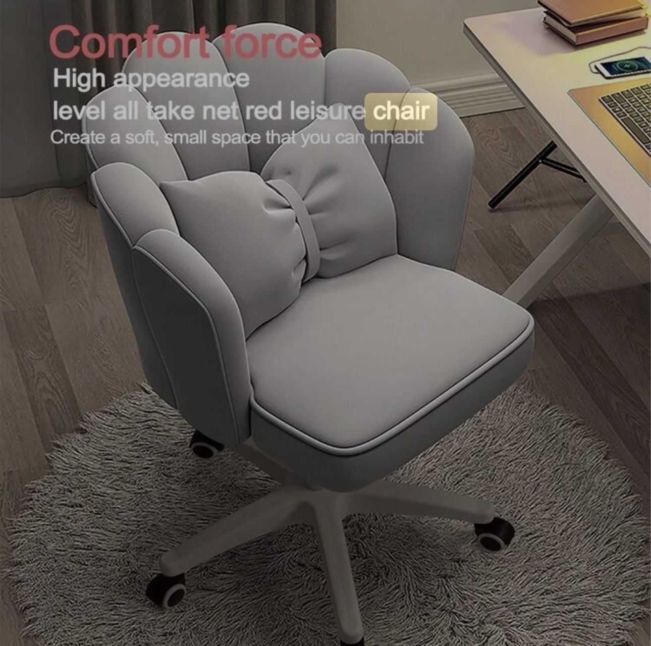 Office Chair , Cute Petal Desk 
