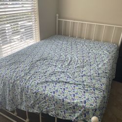 queen bed and frame and Box