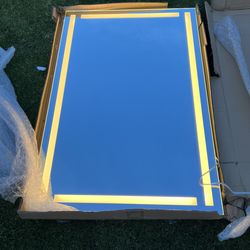 Modern Bathroom Vanity Mirror With LED Lights 54 X 35