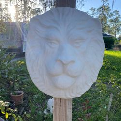Concrete Lion Head