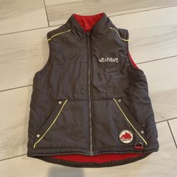 Genuine Kids by Oshkosh boy girl unisex vest Toboggan Team sz. 4T