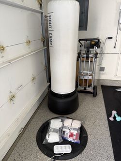 FightCamp Freestanding Punching Bag with Gloves