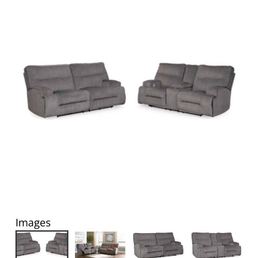 EUC | Ashley Furniture “Coombs” Reclining Couches | Grey 