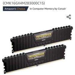 RAM DDR4, CORSAIR VENGEANCE, 16 GB KIT,  CL 15, 3000MHz