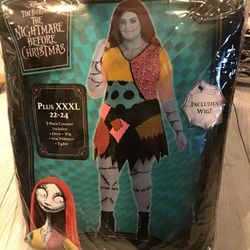 Disney Nightmare Before Christmas SALLY Adult Costume Size XXXL (22-24) NEW 