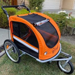Booyah Child Kid Stroller Bike trailer and stroller jogger.
