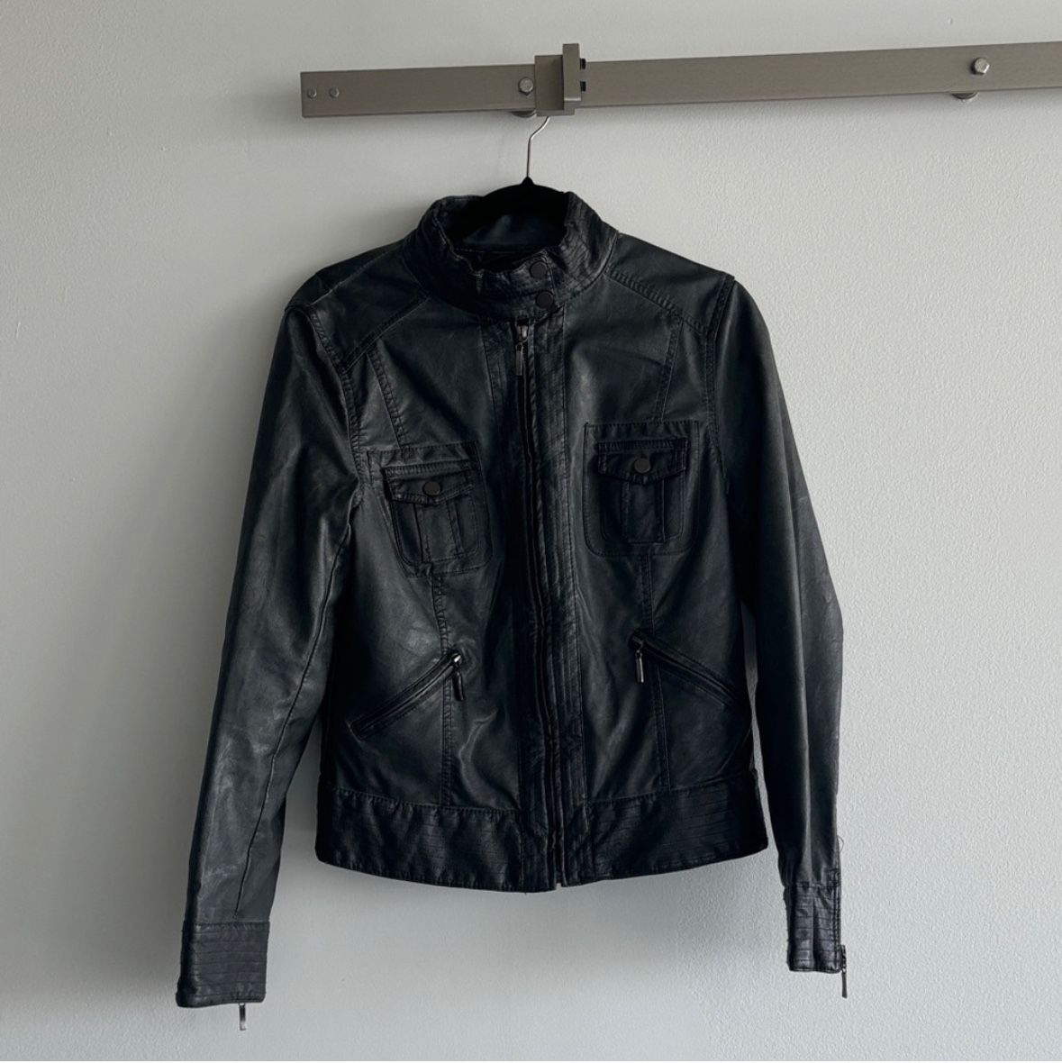 Studio M Green Leather Jacket